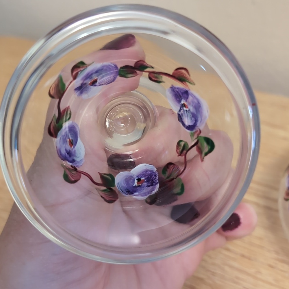 Hand Painted Apothecary Covered Dish - Picture 4 of 6